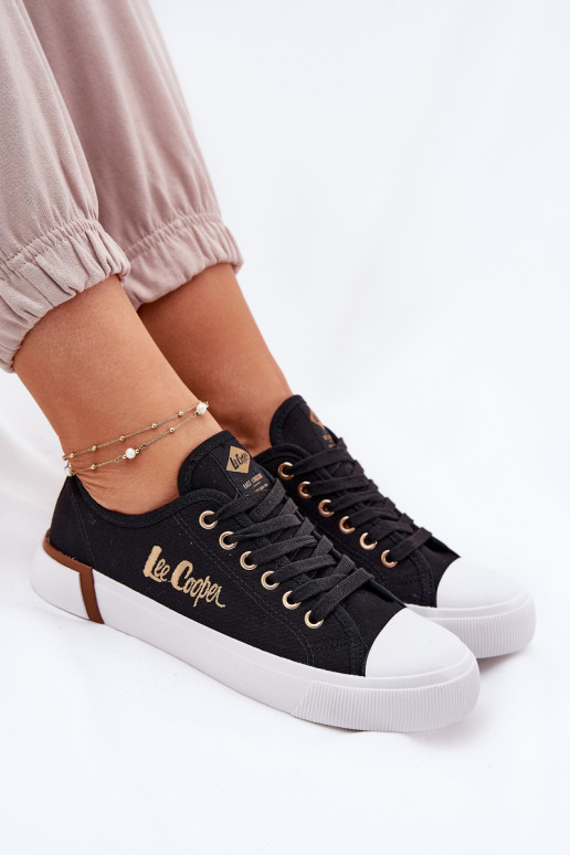 brīvā laika apavi Auduma Sieviešu Lee Cooper LCIN-25-31-3427L melnas krāsas