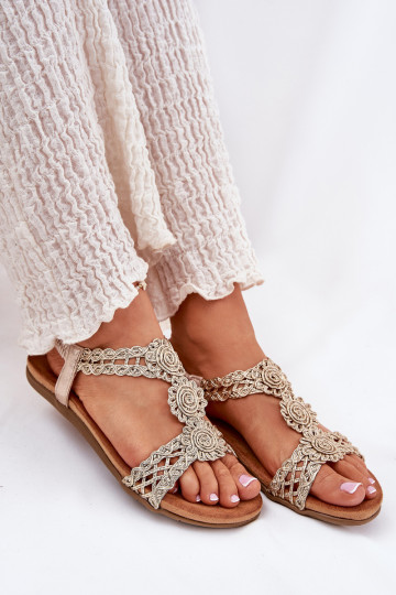 līdzenas zoles basenes Z KoronkoInym Pārisugs Artiker 56C1281 Zelta krāsas