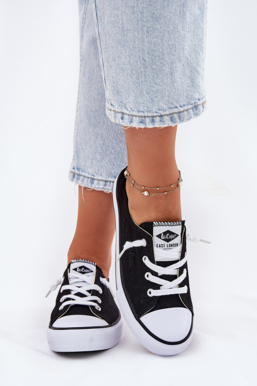 Auduma sieviešu puszābaki Lee Cooper LCIN-25-02-3299L melnas krāsas