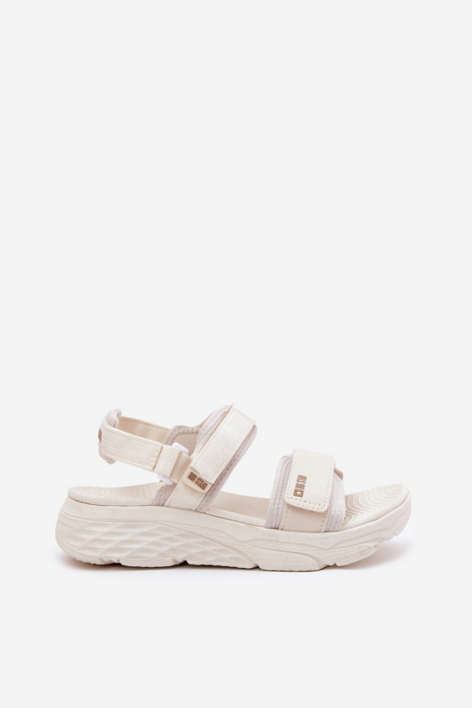 Sportiska stila Sieviešu basenes ar platformu Big Star RR274A076 smilšu krāsas