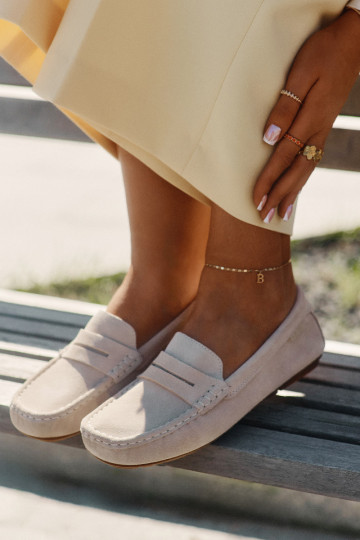 Zamša mokasīni Big Star RR274947 smilšu krāsā