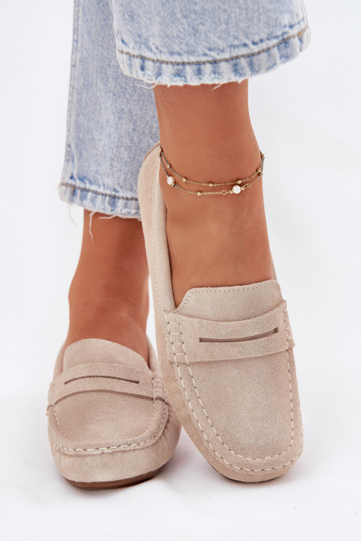 Zamša mokasīni Big Star RR274947 smilšu krāsā
