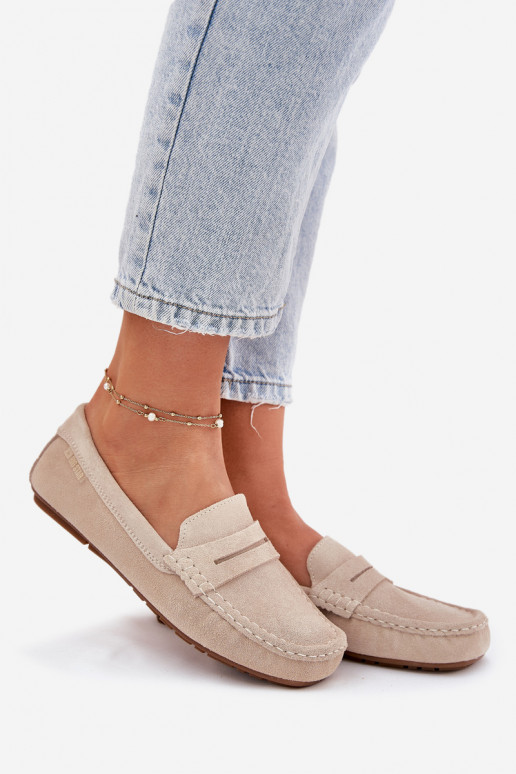 Zamša mokasīni Big Star RR274947 smilšu krāsā