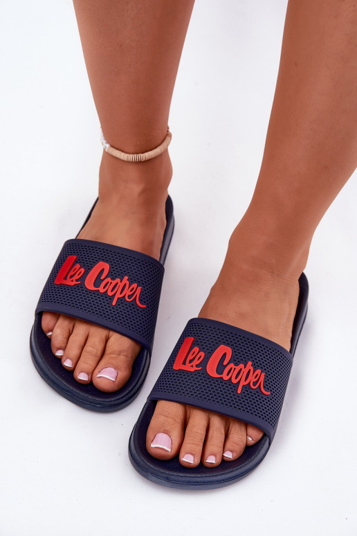 sieviešu čības Lee Cooper LCIN-25-07-3524L tumši zilas krāsas sieviešu čības Lee Cooper LCIN-25-07-3524L tumši zilas krāsas
