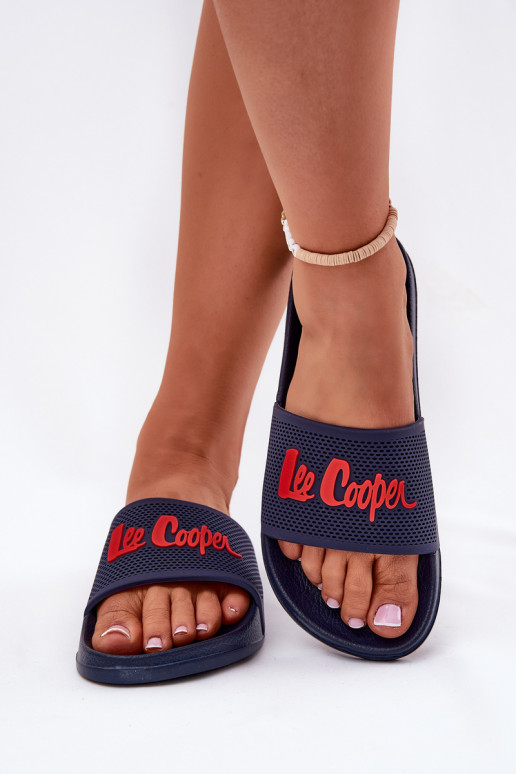 sieviešu čības Lee Cooper LCIN-25-07-3524L tumši zilas krāsas sieviešu čības Lee Cooper LCIN-25-07-3524L tumši zilas krāsas