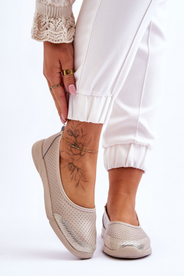 Āda Sieviešu Ažūra balerīnas smilšu krāsas Lucy