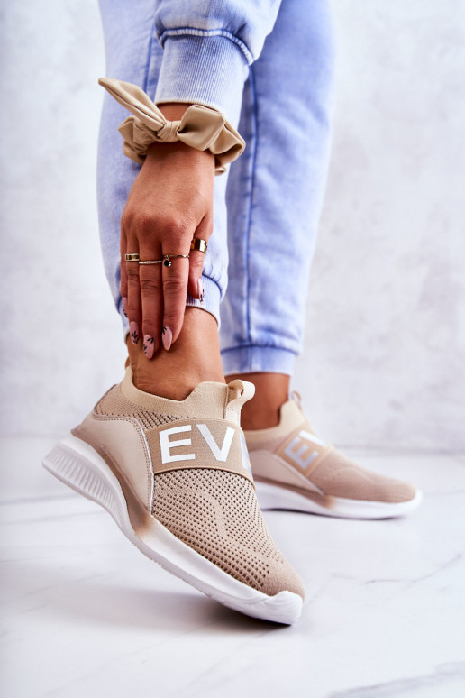 Sieviešu sporta apavi Paslīdēt uz smilšu krāsas Lorane Sieviešu sporta apavi Paslīdēt uz smilšu krāsas Lorane