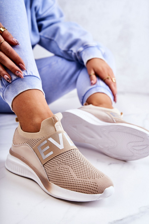 Sieviešu sporta apavi Paslīdēt uz smilšu krāsas Lorane Sieviešu sporta apavi Paslīdēt uz smilšu krāsas Lorane