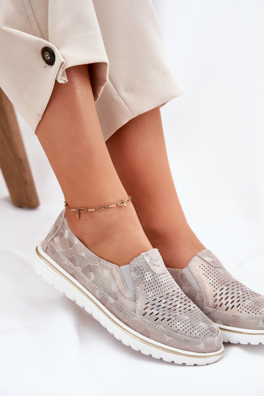 zamšādas apavi  smilšu krāsas-Zelta krāsas Inez zamšādas apavi  smilšu krāsas-Zelta krāsas Inez