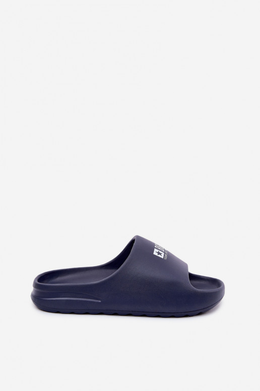 Vieglas čības uz pirksta Čības Vīriešiem Z Logo Big Star RR174A014 tumši zilas krāsas