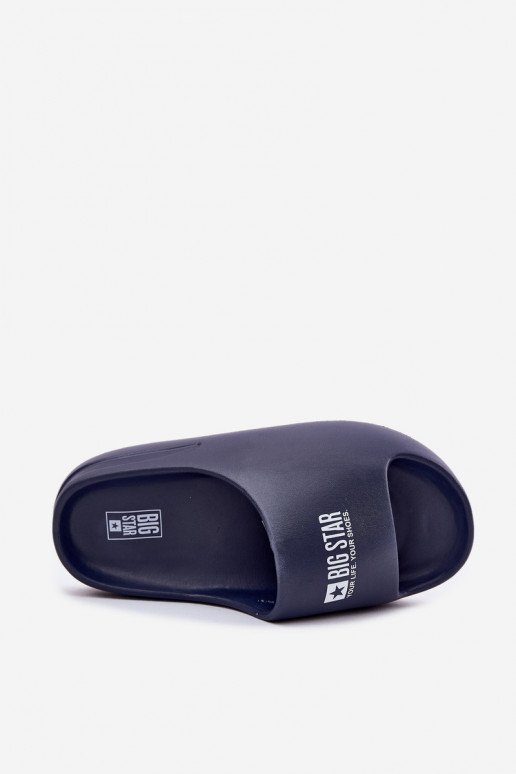 Vieglas čības uz pirksta Čības Vīriešiem Z Logo Big Star RR174A014 tumši zilas krāsas