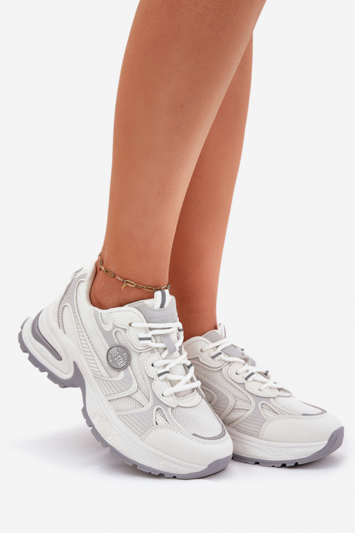 Sneakers modeļa apavi Sieviešu Big Star RR274A191 baltas krāsas