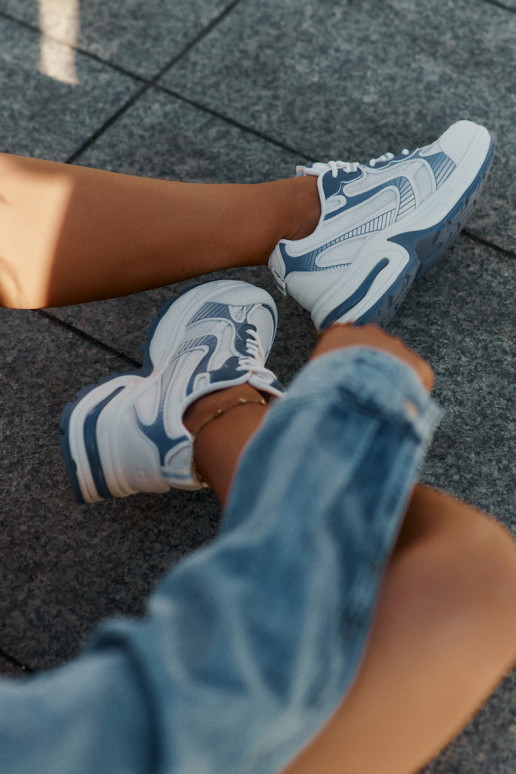 Sneakers modeļa apavi Sieviešu Big Star RR274A190 Zilas krāsas