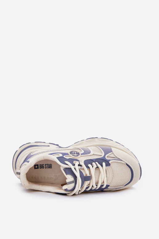 Sneakers modeļa apavi Sieviešu Big Star RR274A190 Zilas krāsas