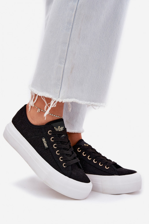 Brīvā laika apavi ar šņorēm Lee Cooper LCIN-25-31-3439L melnā krāsā