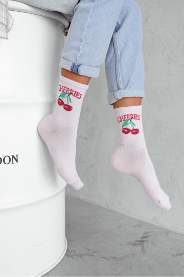 Zeķes Sieviešu CHERRIES Pūderis rozā