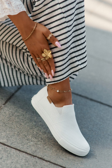 sieviešu puszābaki Slip-On Big Star RR274717 baltas krāsas