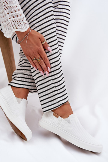 sieviešu puszābaki Slip-On Big Star RR274717 baltas krāsas 2