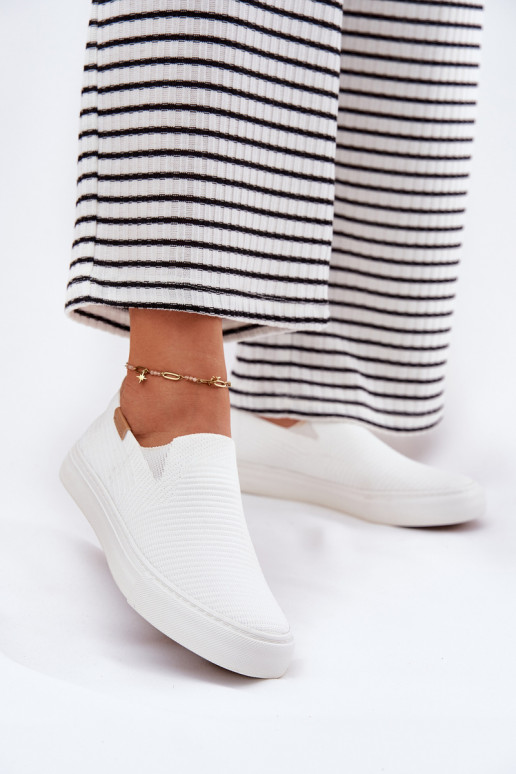 sieviešu puszābaki Slip-On Big Star RR274717 baltas krāsas