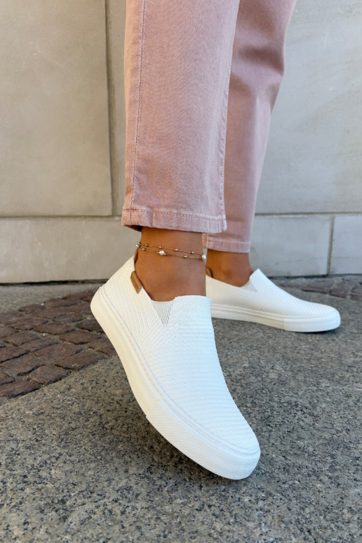 sieviešu puszābaki Slip-On Big Star RR274717 baltas krāsas