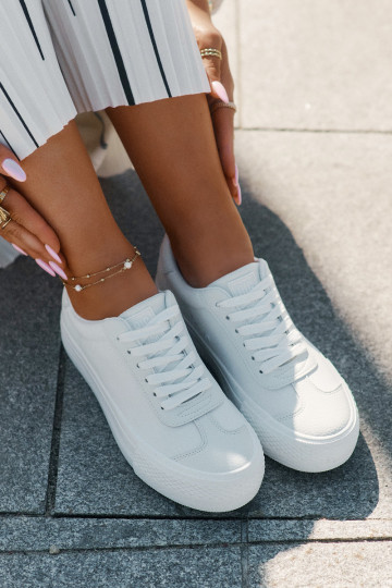 sieviešu puszābaki ar platformu Big Star RR274337 baltas krāsas