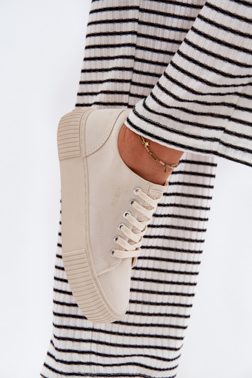 Auduma sieviešu puszābaki Big Star RR274407 smilšu krāsas