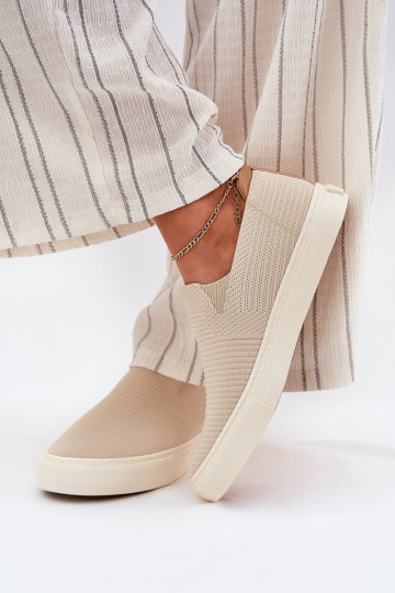 sieviešu puszābaki Slip-On Big Star RR274721 smilšu krāsas