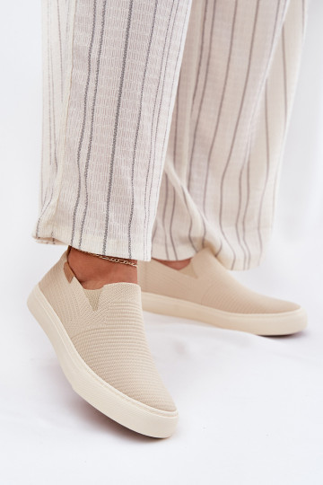 sieviešu puszābaki Slip-On Big Star RR274721 smilšu krāsas 2