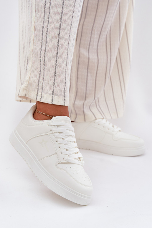 Sneakers modeļa apavi Sieviešu Big Star RR274A241 HI-POLY SYSTEM baltas krāsas