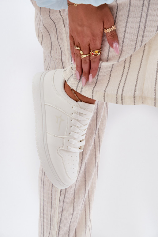 Sneakers modeļa apavi Sieviešu Big Star RR274A241 HI-POLY SYSTEM baltas krāsas