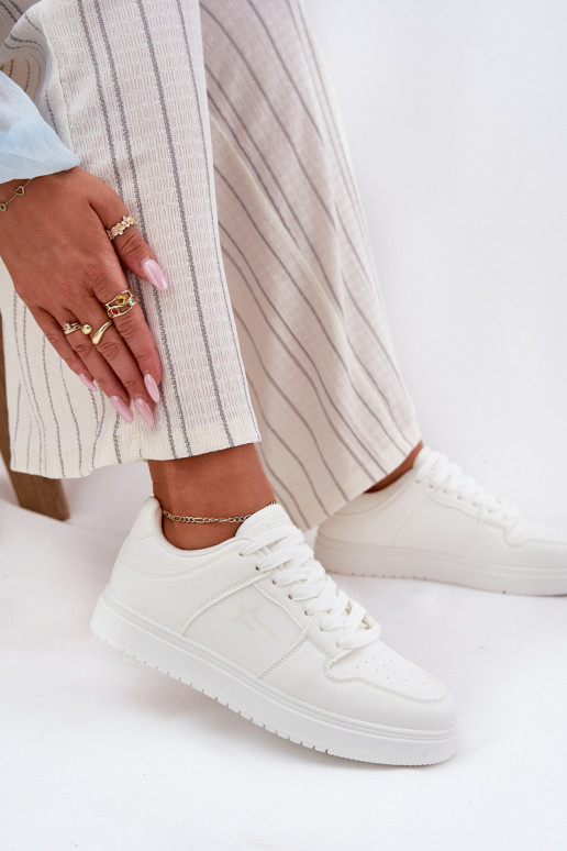 Sneakers modeļa apavi Sieviešu Big Star RR274A241 HI-POLY SYSTEM baltas krāsas