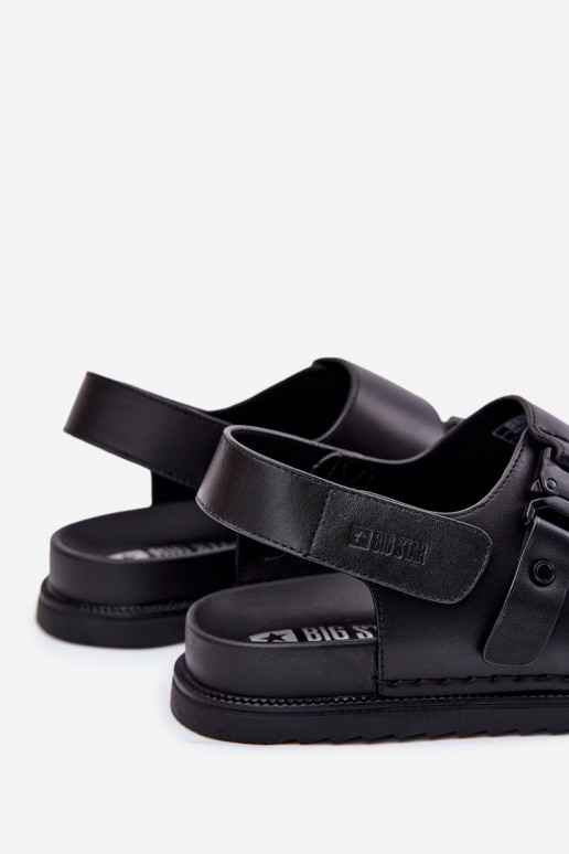 Sieviešu basenes Vīriešiem Big Star RR174086 melnas krāsas