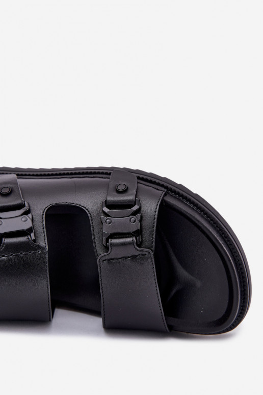 Sieviešu basenes Vīriešiem Big Star RR174086 melnas krāsas