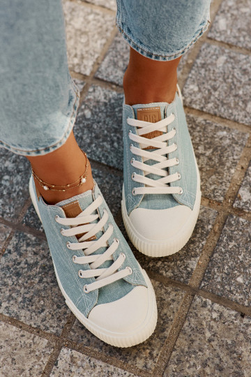 Auduma sieviešu puszābaki Big Star RR274796 Zilas krāsas