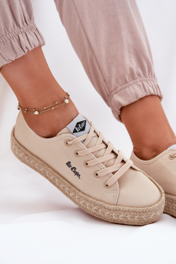 sieviešu puszābaki Ar bizi Lee Cooper LCIN-25-44-3215 smilšu krāsas 2