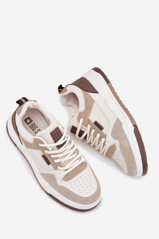 Sneakers modeļa apavi Vīriešiem Big Star RR174604 smilšu krāsas Sneakers modeļa apavi Vīriešiem Big Star RR174604 smilšu krāsas