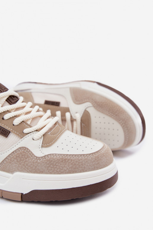 Sneakers modeļa apavi Vīriešiem Big Star RR174604 smilšu krāsas Sneakers modeļa apavi Vīriešiem Big Star RR174604 smilšu krāsas