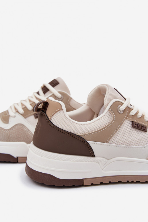 Sneakers modeļa apavi Vīriešiem Big Star RR174604 smilšu krāsas Sneakers modeļa apavi Vīriešiem Big Star RR174604 smilšu krāsas