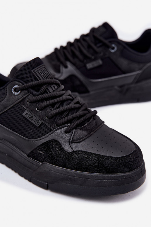 Sneakers modeļa apavi Vīriešiem Big Star RR174606 melnas krāsas