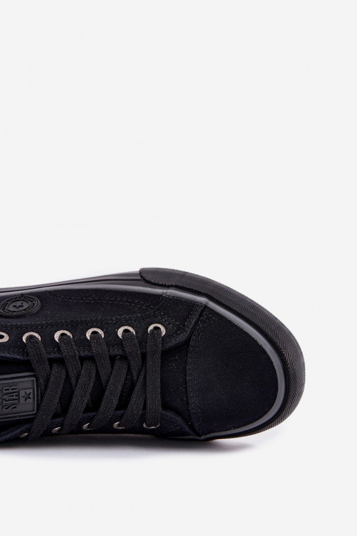 Vīriešu brīvā laika apavi Auduma Big Star RR174338 melnas krāsas