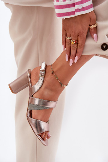 Sieviešu basenes Sergio Leone SK866 Zelta krāsas 2