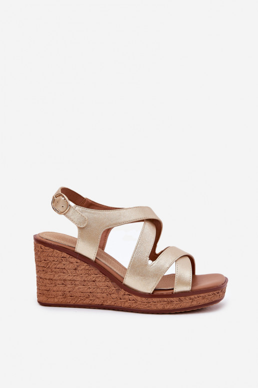 Sieviešu basenes Uz Ķīļa Sergio Leone SK223 Zelta krāsas