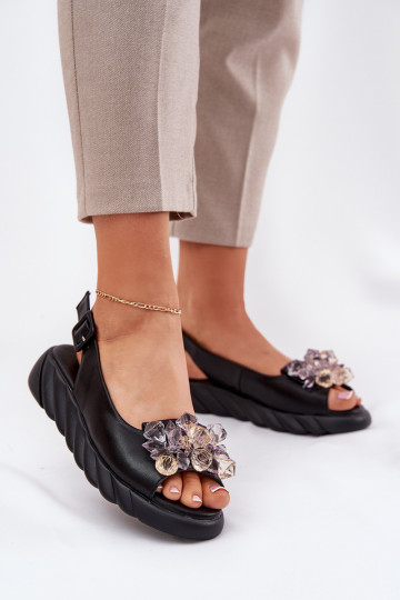 Sieviešu basenes Sieviešu ar mirdzošiem spīdumiem Artiker 54C1628 melnas krāsas