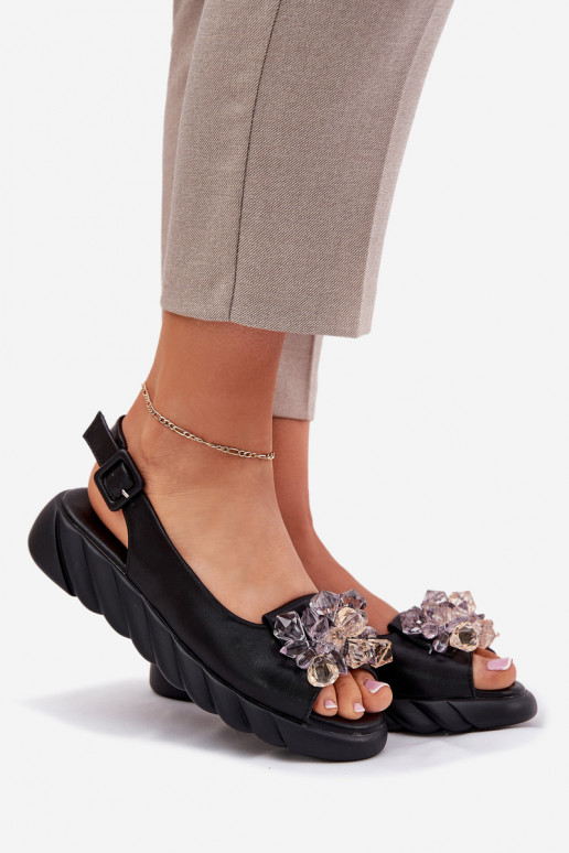 Sieviešu basenes Sieviešu ar mirdzošiem spīdumiem Artiker 54C1628 melnas krāsas