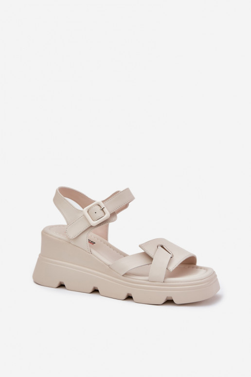 Sieviešu basenes Sieviešu Uz Ķīļa Artiker 54C1624 smilšu krāsas