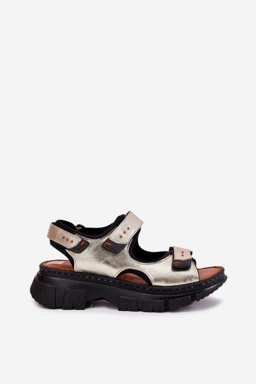 Sieviešu basenes Sieviešu Z ar lipīgām aizdarēmami Artiker 56C0469 Zelta krāsas