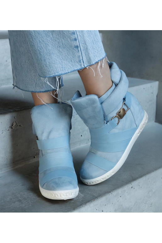 Zilie sporta apavi uz platformas,...