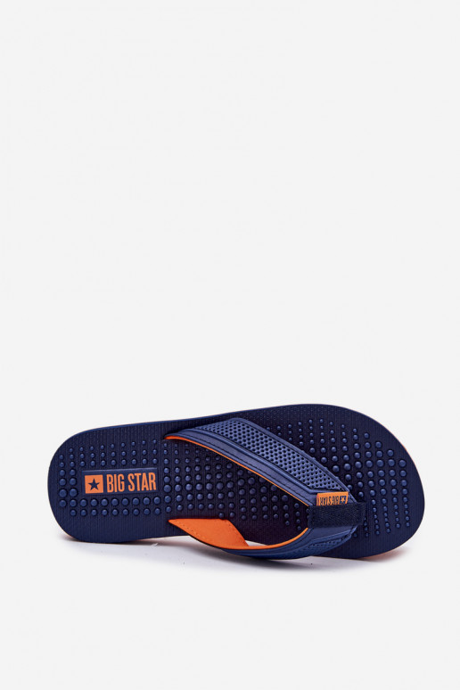 Vīriešiem Čības modernas iešļūcenes Big Star RR174437 tumši zilas krāsas