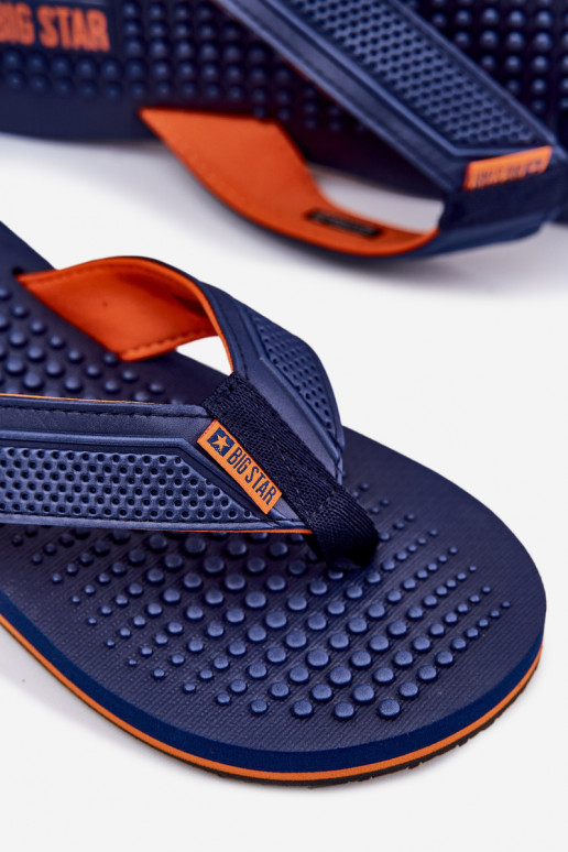 Vīriešiem Čības modernas iešļūcenes Big Star RR174437 tumši zilas krāsas