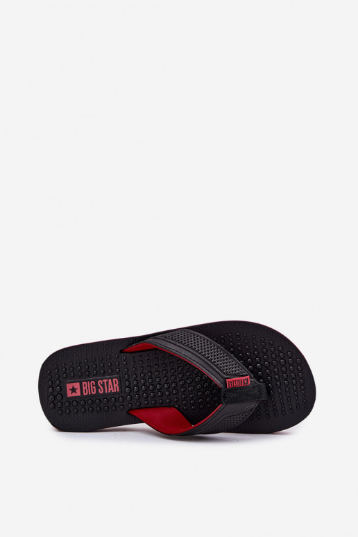 Vīriešiem Čības modernas iešļūcenes Big Star RR174441 melnas krāsas